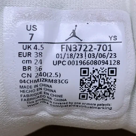 Jordan 1‎ Low SE Team Gold Basketball Shoes FN3722-701 Women's Sz 7 - Picture 10 of 10